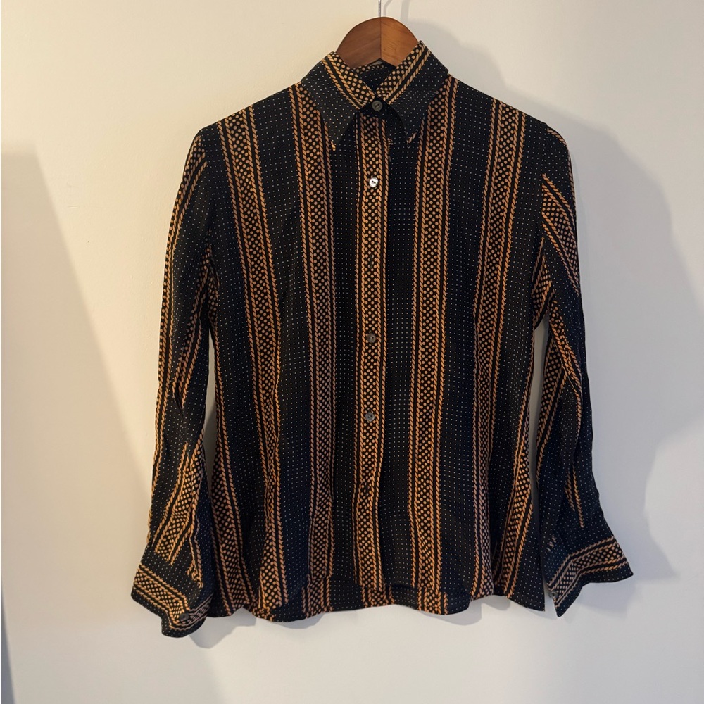 SOLD !  Ferragamo Silk Blouse